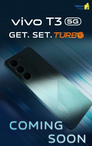 vivo T3 is 'coming soon' with triple rear cameras